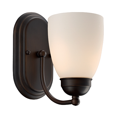 Trans Globe Lighting 3501-1 ROB Clayton 6" Indoor Rubbed Oil Bronze Traditional Wall Sconce